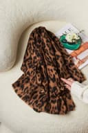 شال موهر تک رنگ پلنگی